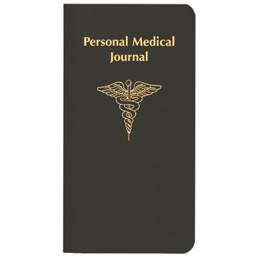 Custom Personal Medical Journal w/ Leatherette Cover - 2