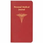 Custom Personal Medical Journal w/ Leatherette Cover - 5