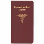 Custom Personal Medical Journal w/ Leatherette Cover - 6