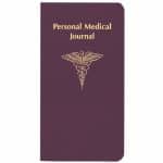 Custom Personal Medical Journal w/ Leatherette Cover - 7