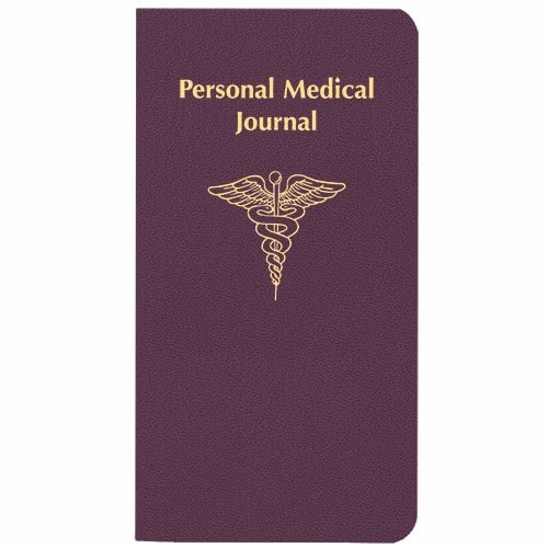 Custom Personal Medical Journal w/ Leatherette Cover - 7