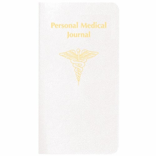Custom Personal Medical Journal w/ Leatherette Cover - 8