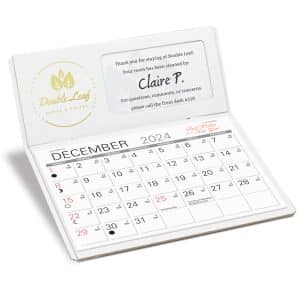 Custom Personalizer Desk Calendar
