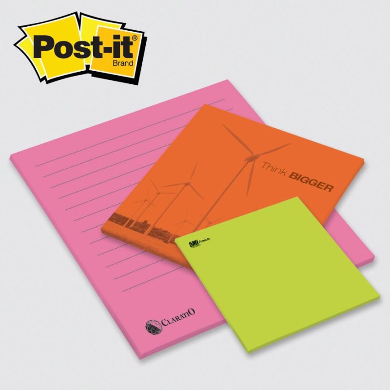 Custom Post-it® Custom Printed Big Pads (8"x8") - 1