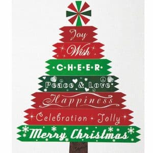 Custom Premium-Designer Tree Holiday Greeting Card