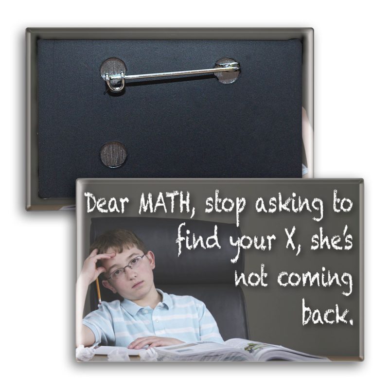 Custom Rectangle Button w/ Pin - 2