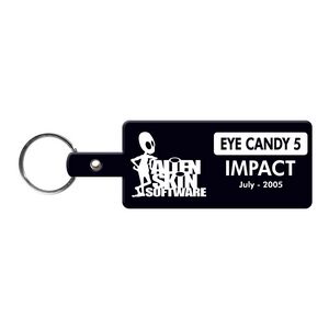Custom Rectangle Flexible Key Tag