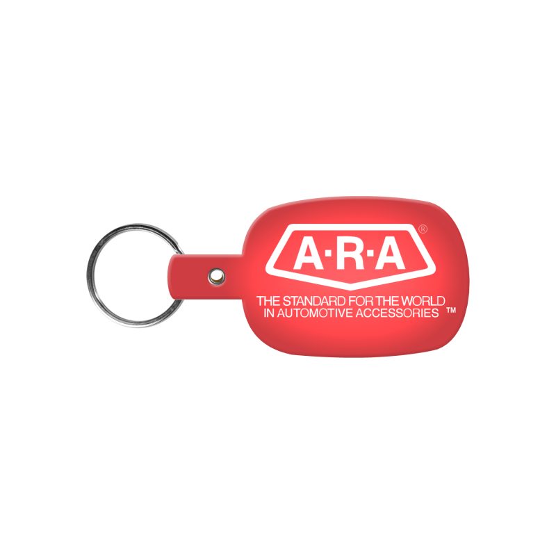 Custom Round Rectangle Flexible Key Tag - 2