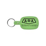 Custom Round Rectangle Flexible Key Tag - 4