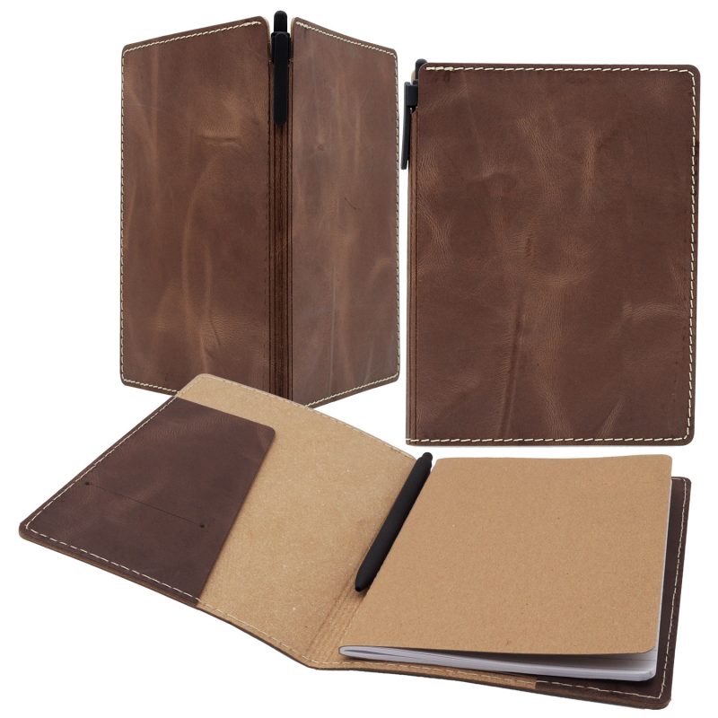 Custom SOHO LEATHER COMMUTER COVER with Classic Commuter Book Set - 9