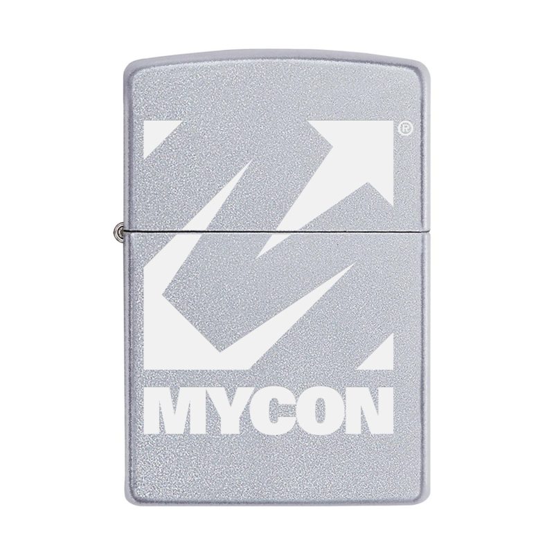 Custom Satin Chrome Zippo® Windproof Lighter - 1