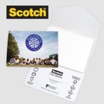 Custom Scotch® Custom Full Graphic Cover Printed Lint Sheets Pocket Pack (3"x4")