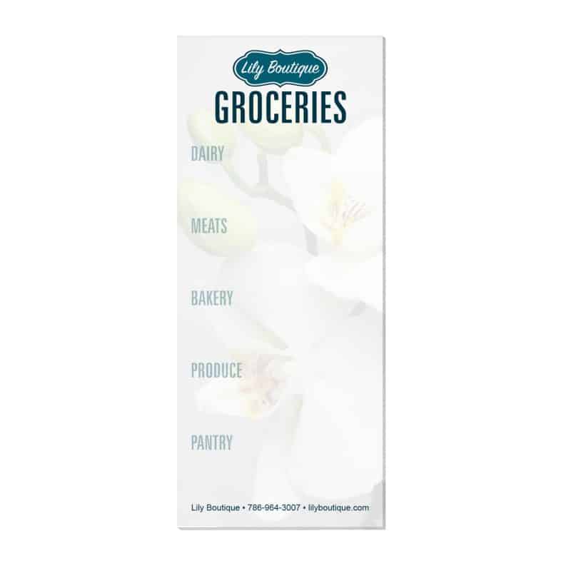 Custom Scratch Pad | 3 1/2" x 8 3/8" | 25 Sheet