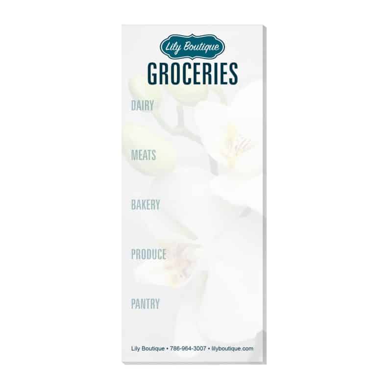 Custom Scratch Pad | 3 1/2" x 8 3/8" | 50 Sheet