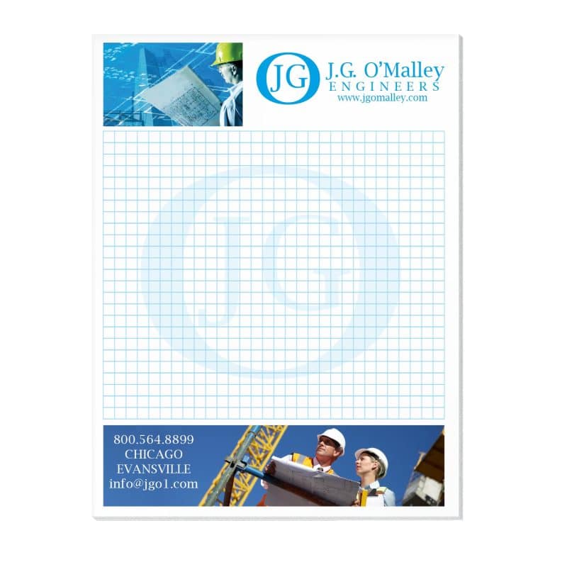 Custom Scratch Pad | 4" x 5 1/4" | 25 Sheet
