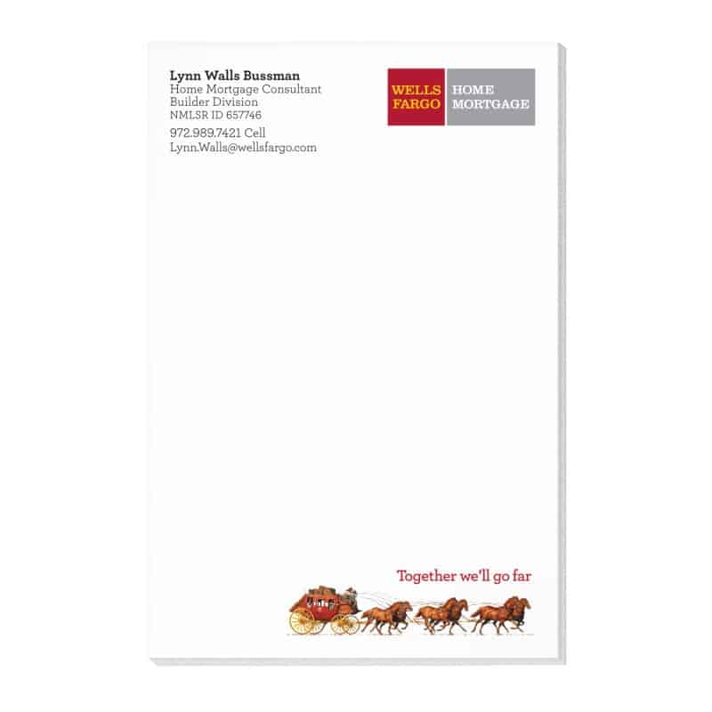 Custom Scratch Pad | 4" x 6" | 50 Sheet