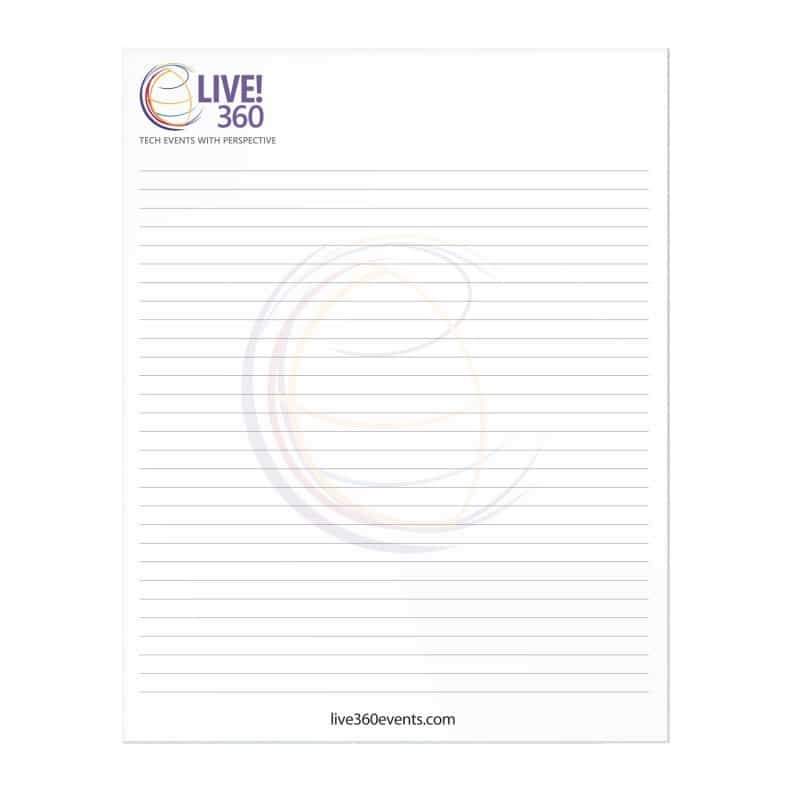 Custom Scratch Pad | 8 3/8" x 10 5/8" | 25 Sheet