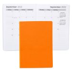 Custom Senzabrite Faux Leather Commuter Monthly Planner - 1