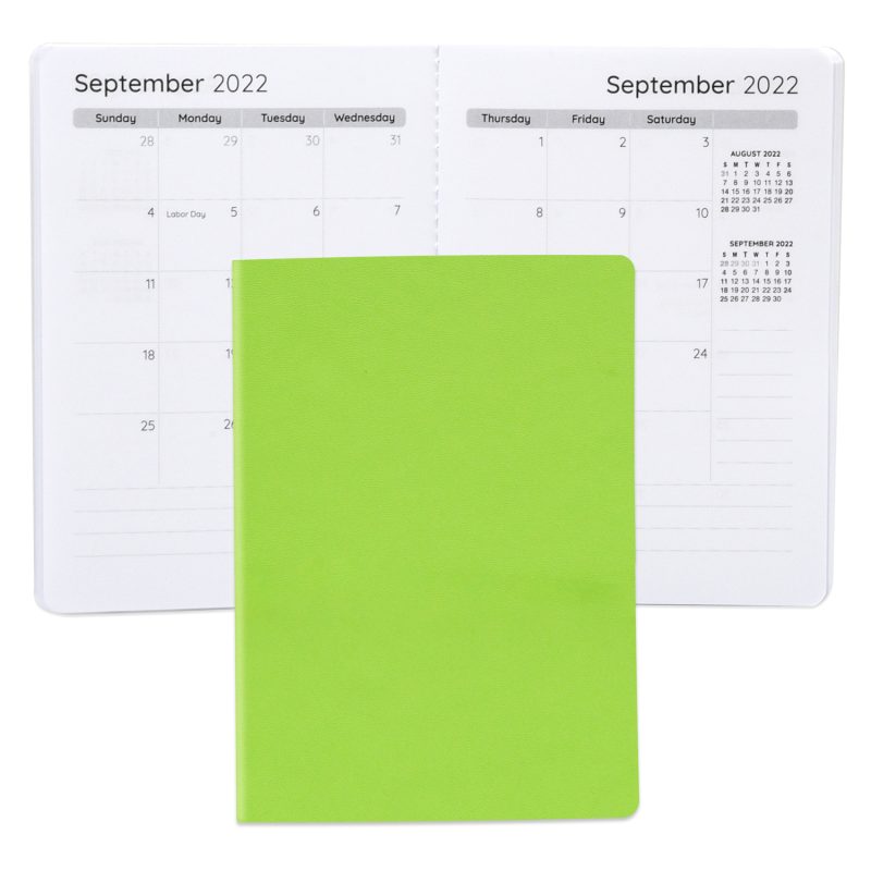 Custom Senzabrite Faux Leather Commuter Monthly Planner - 2