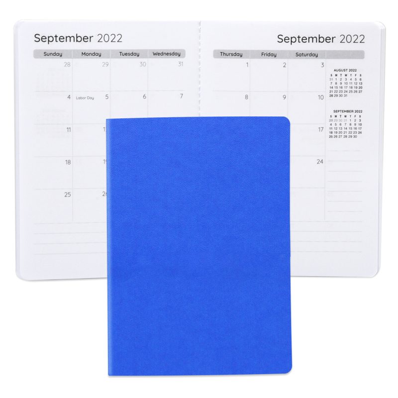 Custom Senzabrite Faux Leather Commuter Monthly Planner - 3