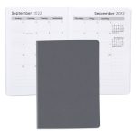 Custom Senzabrite Faux Leather Commuter Monthly Planner - 8