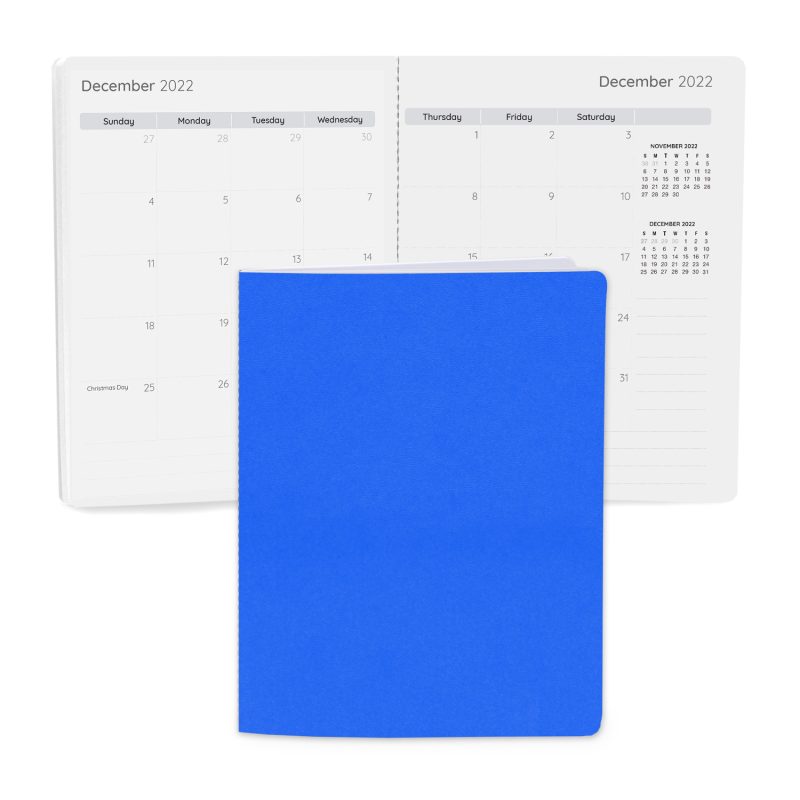 Custom Senzabrite Faux Leather Commuter Monthly Planner - 3