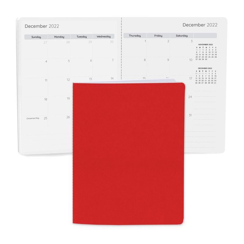 Custom Senzabrite Faux Leather Commuter Monthly Planner - 5