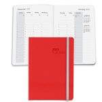 Custom Senzabrite Faux Leather Perfect Bound Weekly Planner Journal Book - 1