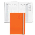 Custom Senzabrite Faux Leather Perfect Bound Weekly Planner Journal Book - 5