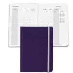 Custom Senzabrite Faux Leather Perfect Bound Weekly Planner Journal Book - 6