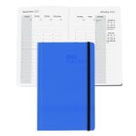 Custom Senzabrite Faux Leather Perfect Bound Weekly Planner Journal Book - 4