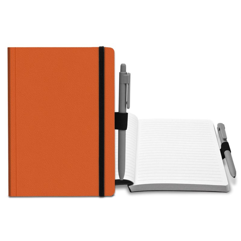 Custom Senzabrite Perfect Bound Pen Journals (5"x7") - 6