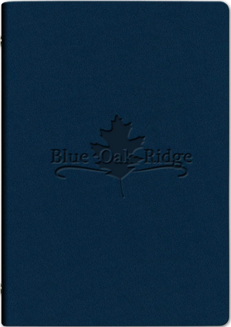 Custom Small Leather Refillable Binder