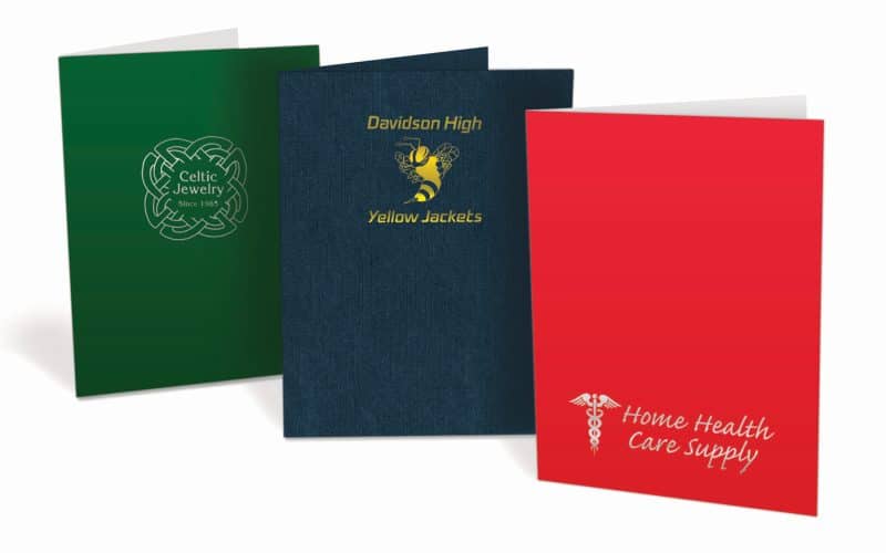 Custom Small Quantity Folders - Designer Papers