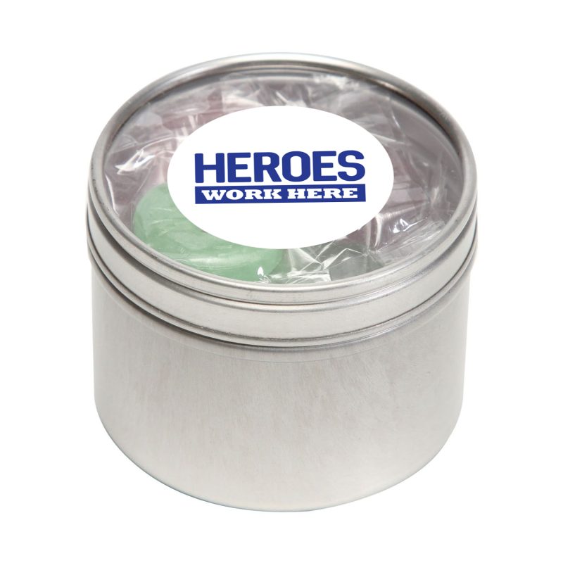 Custom Small Round Window Tin Premium Fill - 4