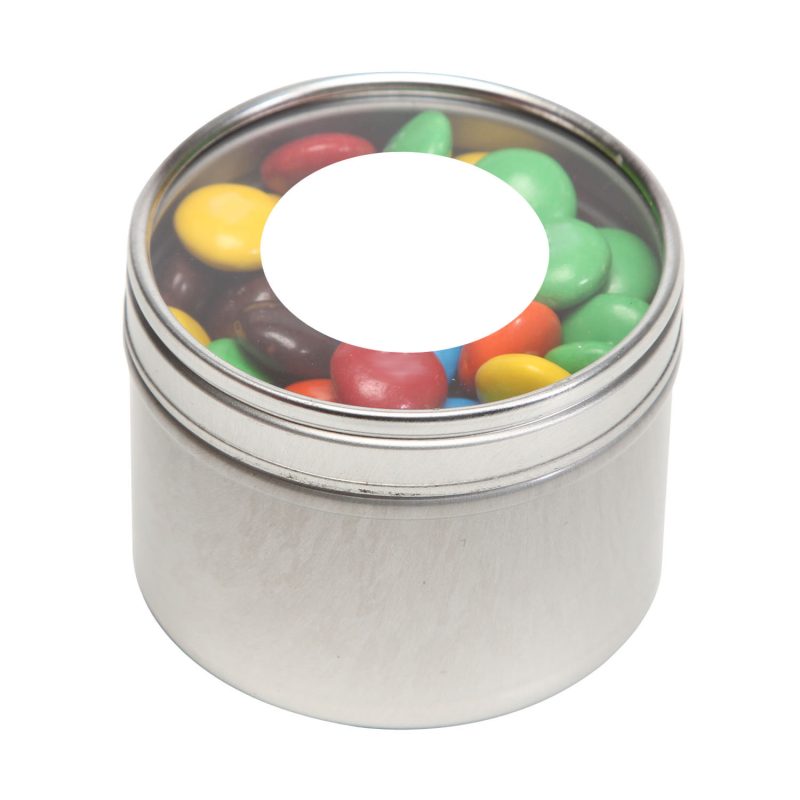 Custom Small Round Window Tin Premium Fill - 9