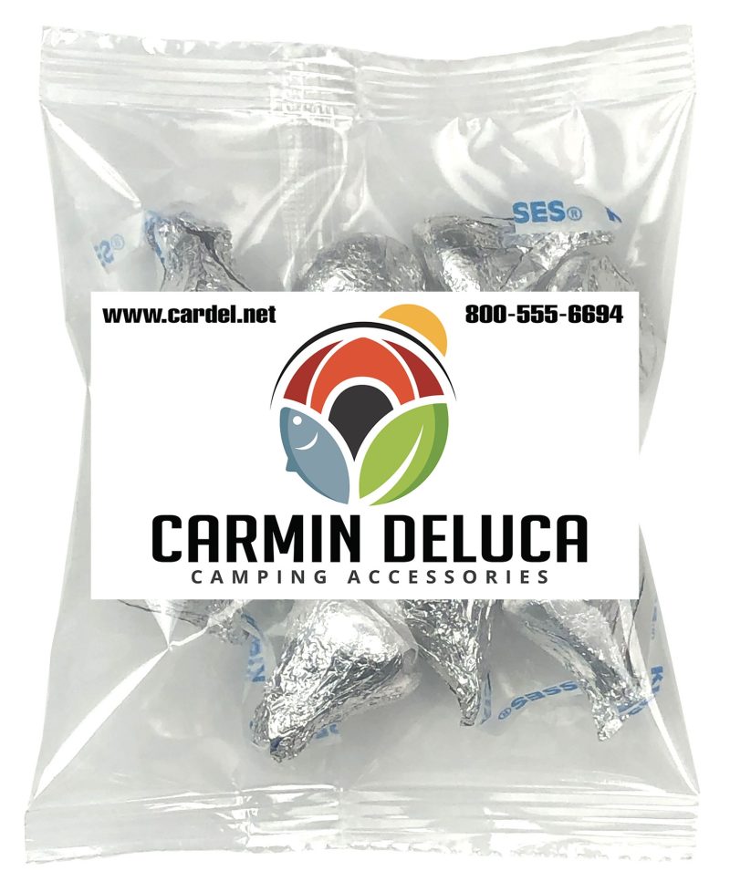 Custom Small Snack Bag with Rectangle Magnet Premium Fill - 2