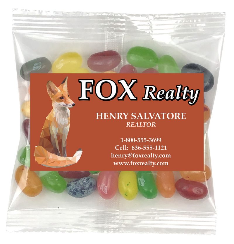 Custom Small Snack Bag with Rectangle Magnet Premium Fill - 3