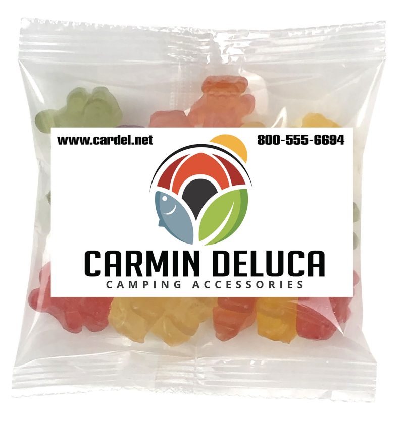Custom Small Snack Bag with Rectangle Magnet Standard Fill - 2
