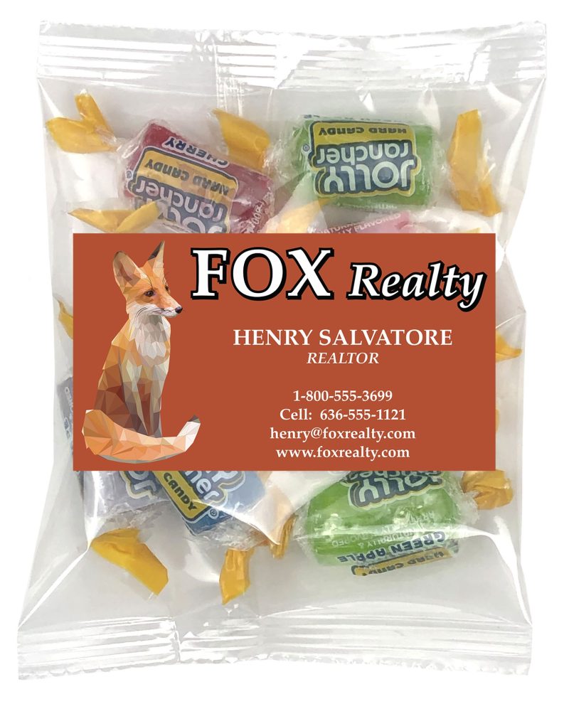 Custom Small Snack Bag with Rectangle Magnet Standard Fill - 3