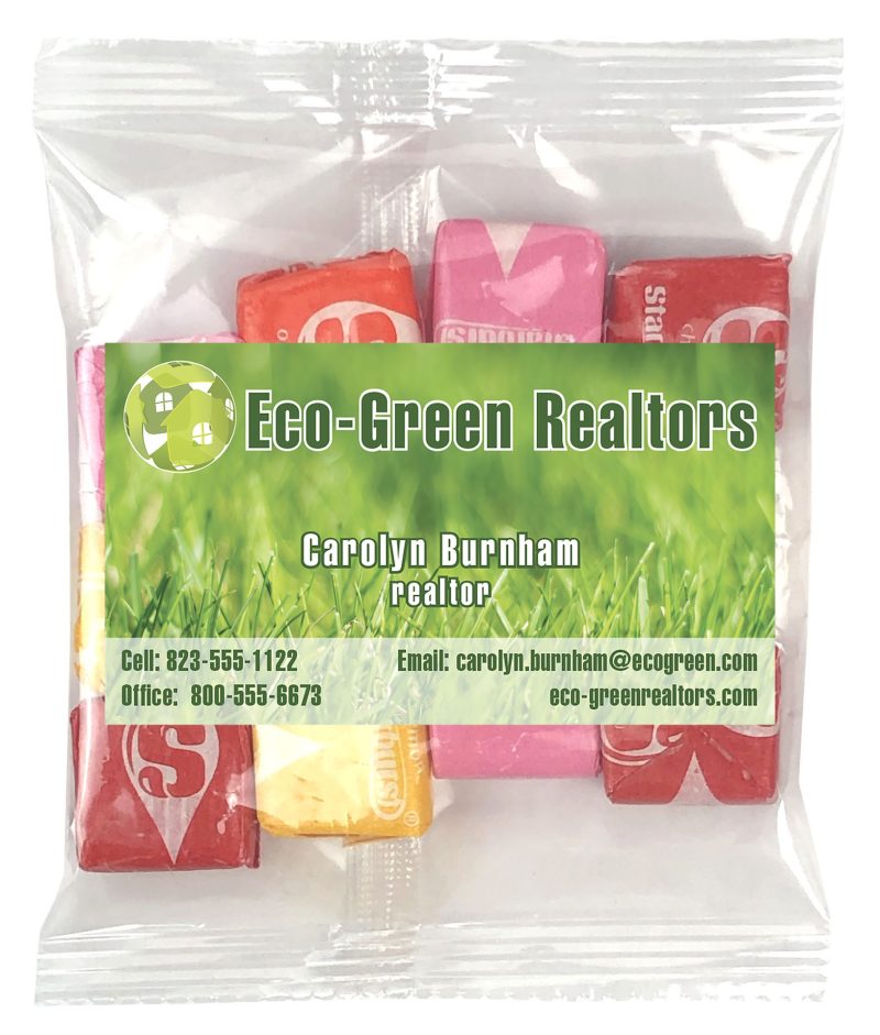 Custom Small Snack Bag with Rectangle Magnet Standard Fill - 5