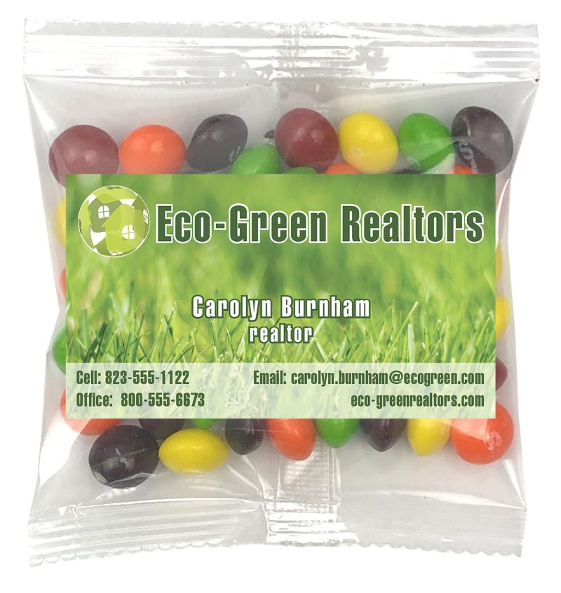 Custom Small Snack Bag with Rectangle Magnet Standard Fill - 8