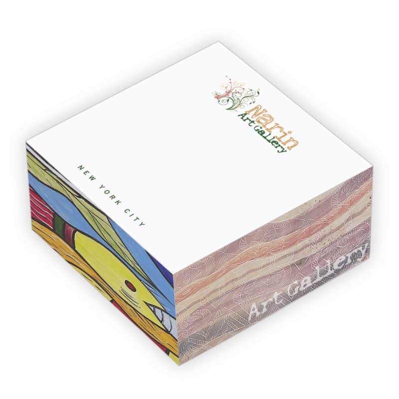 Custom Souvenir® 3" x 3" x 1.5" Non-Adhesive Cube