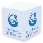 Custom Souvenir® 3" x 3" x 3" Non-Adhesive Value Cube