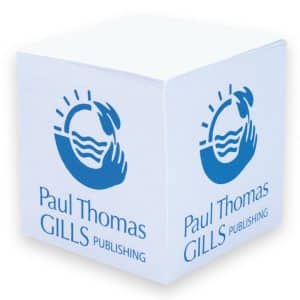 Custom Souvenir® 3" x 3" x 3" Non-Adhesive Value Cube