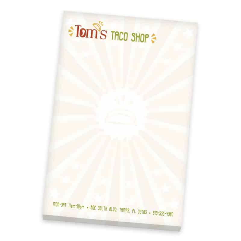 Custom Souvenir® 4" x 6" Scratch Pad