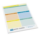 Custom Souvenir® Sticky Note™ 6" x 9" Large Pad