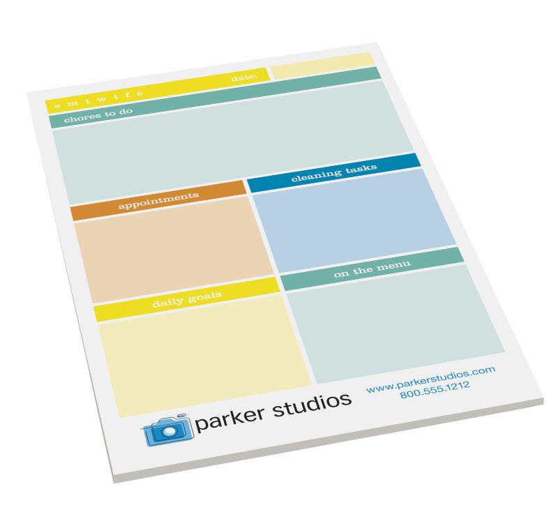 Custom Souvenir® Sticky Note™ 6" x 9" Large Pad