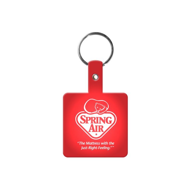 Custom Square Flexible Key Tag - 2