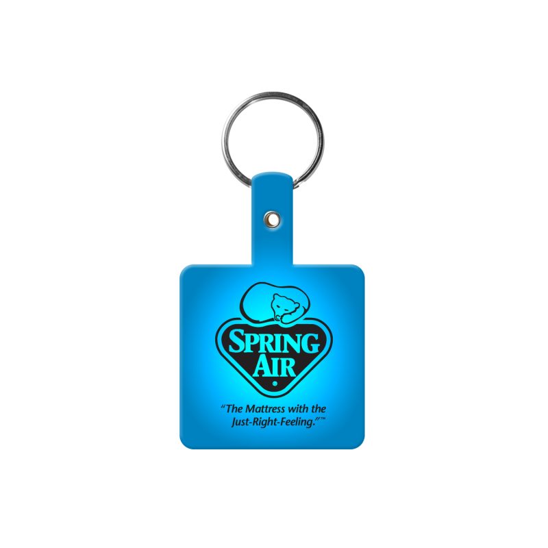 Custom Square Flexible Key Tag - 7